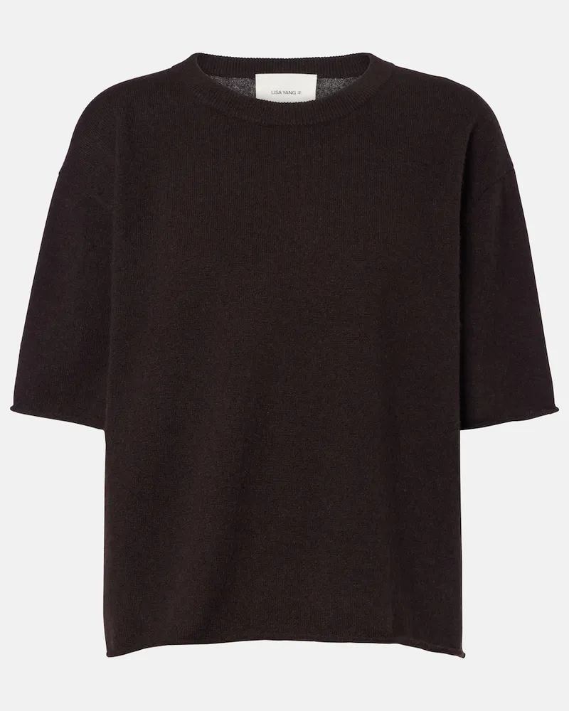 Lisa Yang Pullover Cila aus Kaschmir Braun