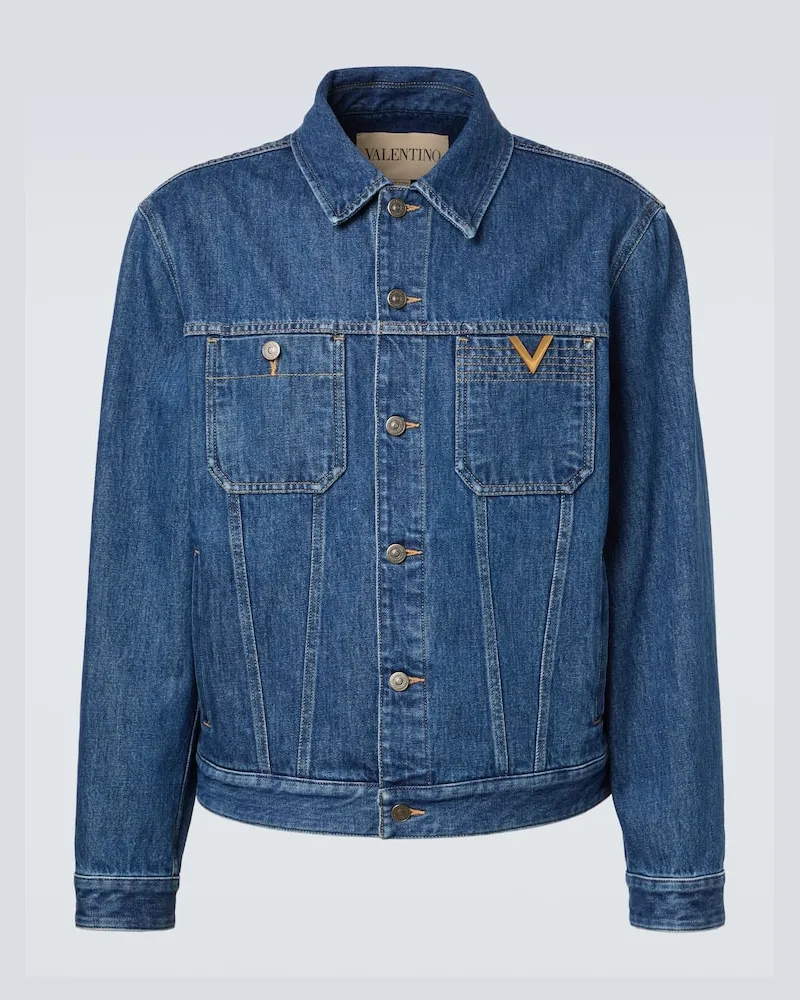 Valentino Garavani Jeansjacke Blau