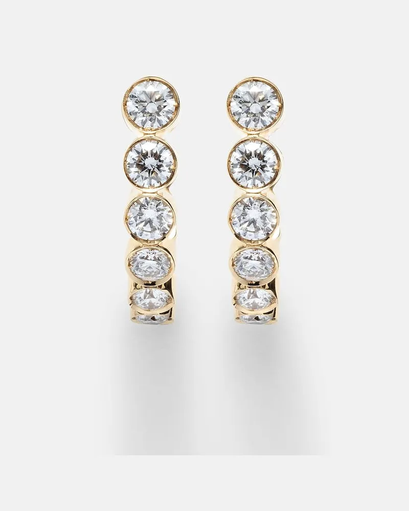 Sophie Bille Brahe Ohrringe Boucle Ensemble aus 18kt Gelbgold mit Diamanten Gold