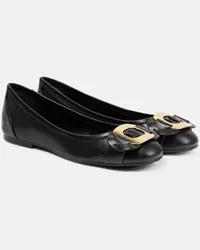 See by Chloé See By Chloe Ballerinas Chany aus Leder Schwarz