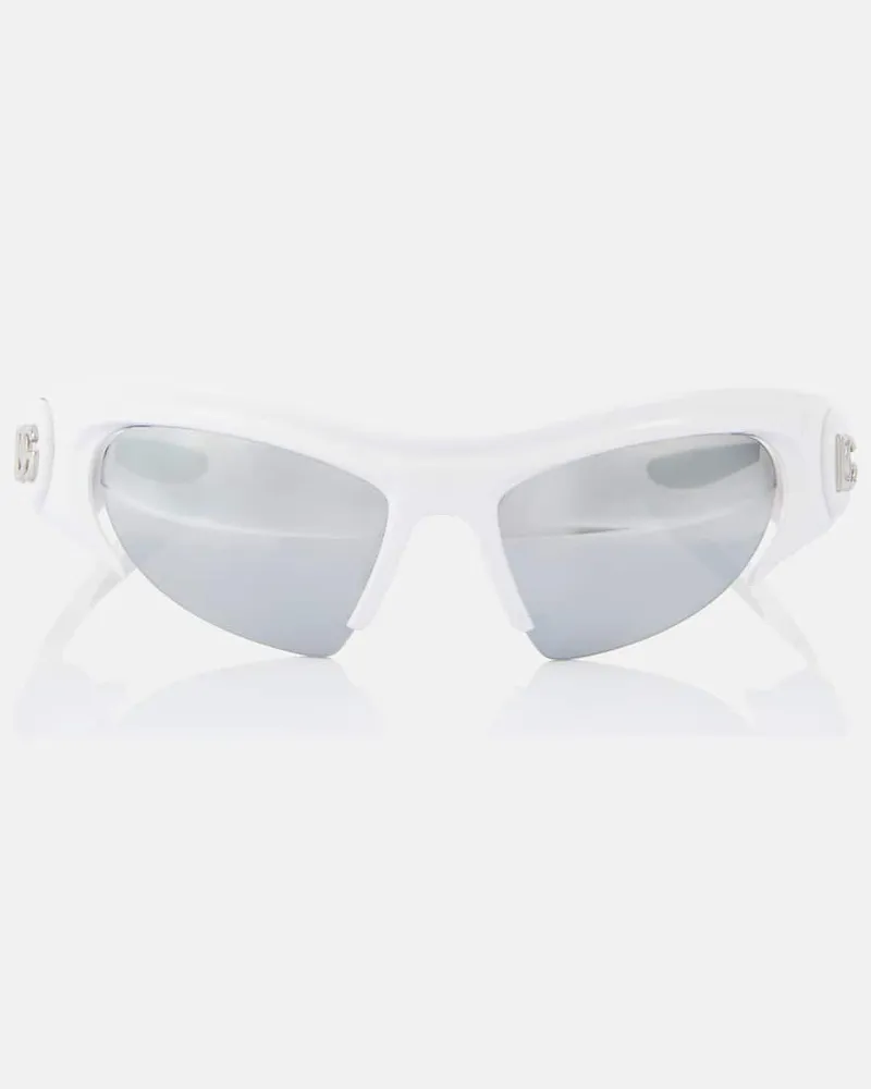 Dolce & Gabbana Cat-Eye-Sonnenbrille DG Weiß