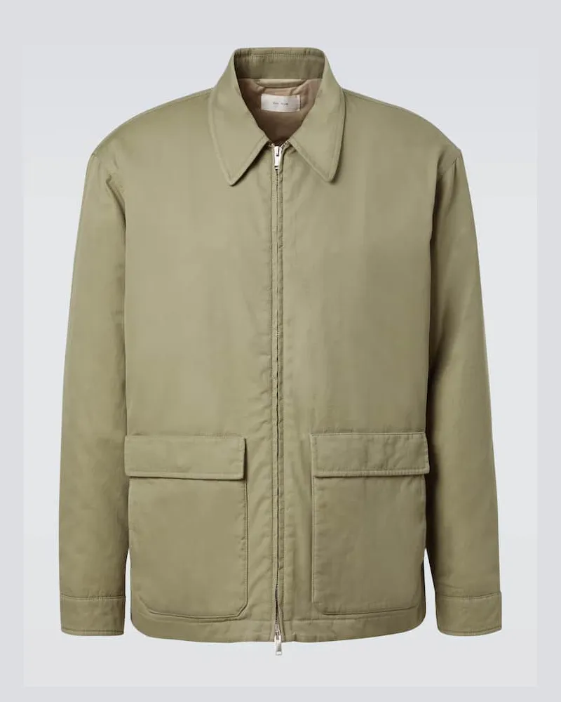 The Row Feldjacke Justo aus Gabardine Grün