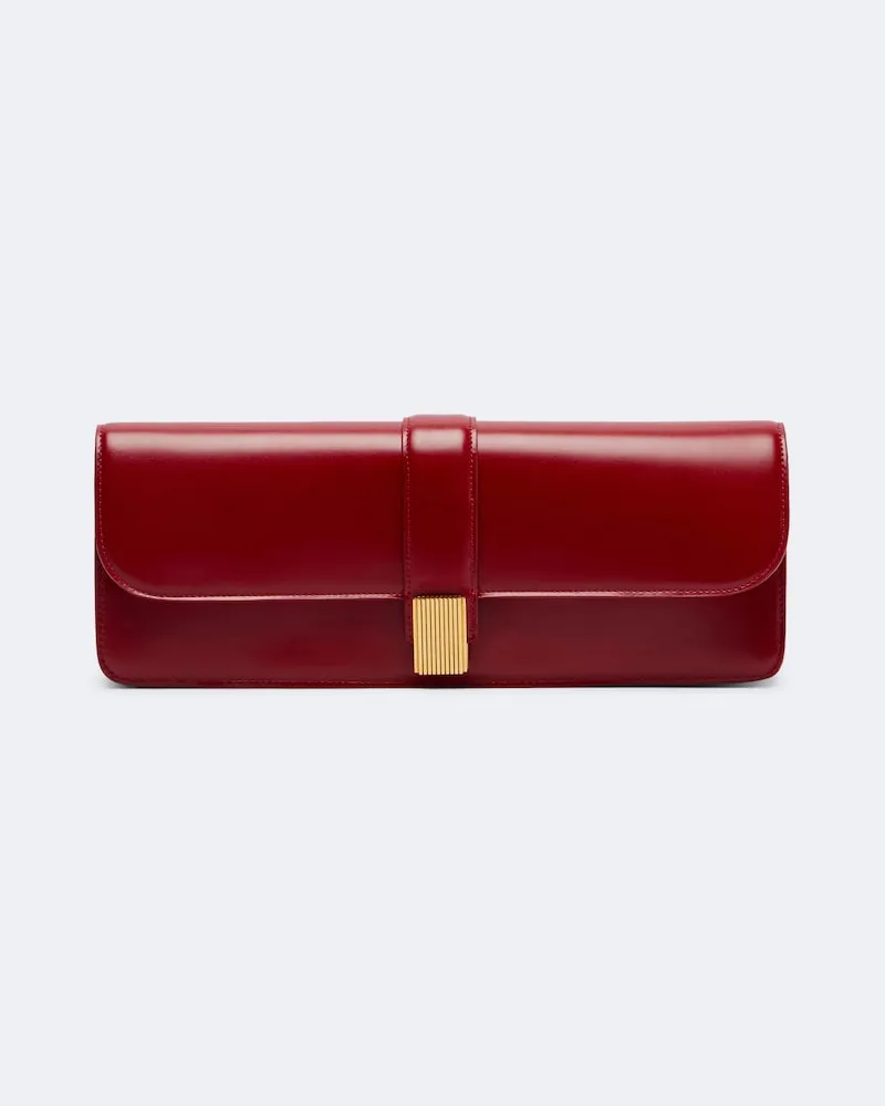 KHAITE Clutch Blake aus Leder Rot