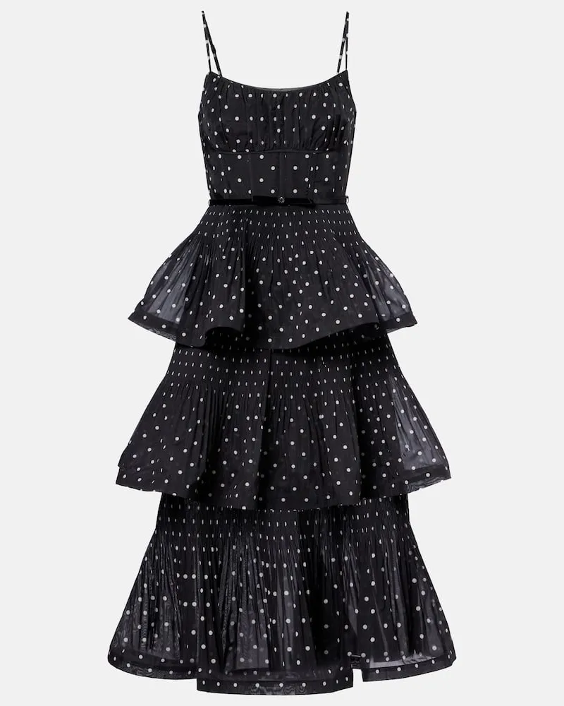 Zimmermann Midikleid Schwarz