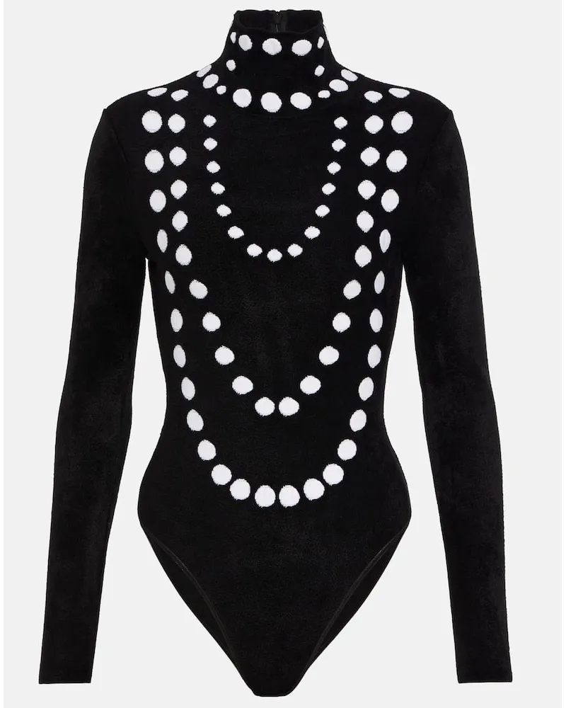 Alaïa Alaïa Body aus Chenille Multicolor