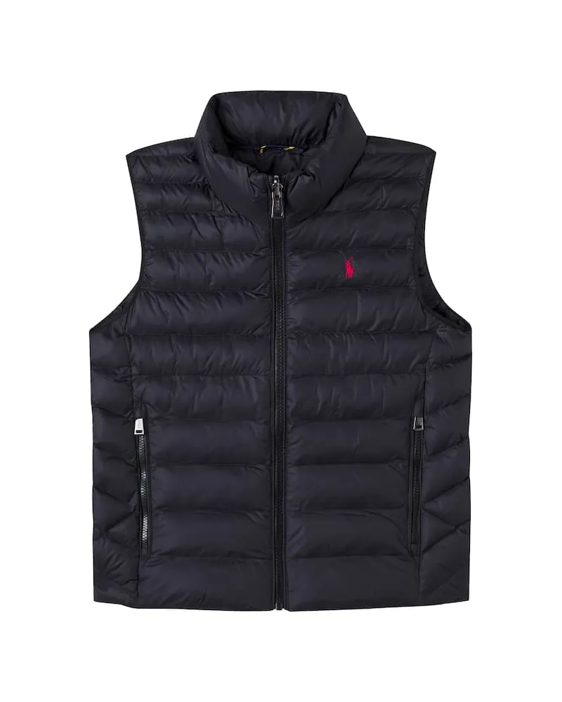 Ralph Lauren Wattierte Weste Schwarz