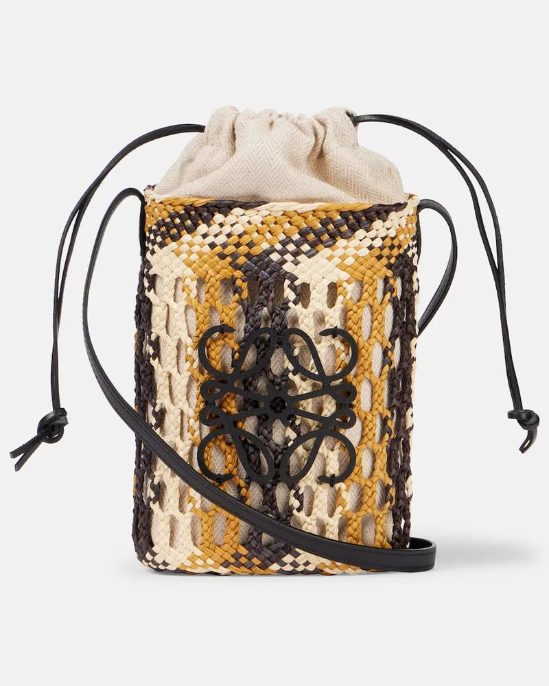 Loewe Paula's Ibiza Bucket-Bag Anagram Multicolor