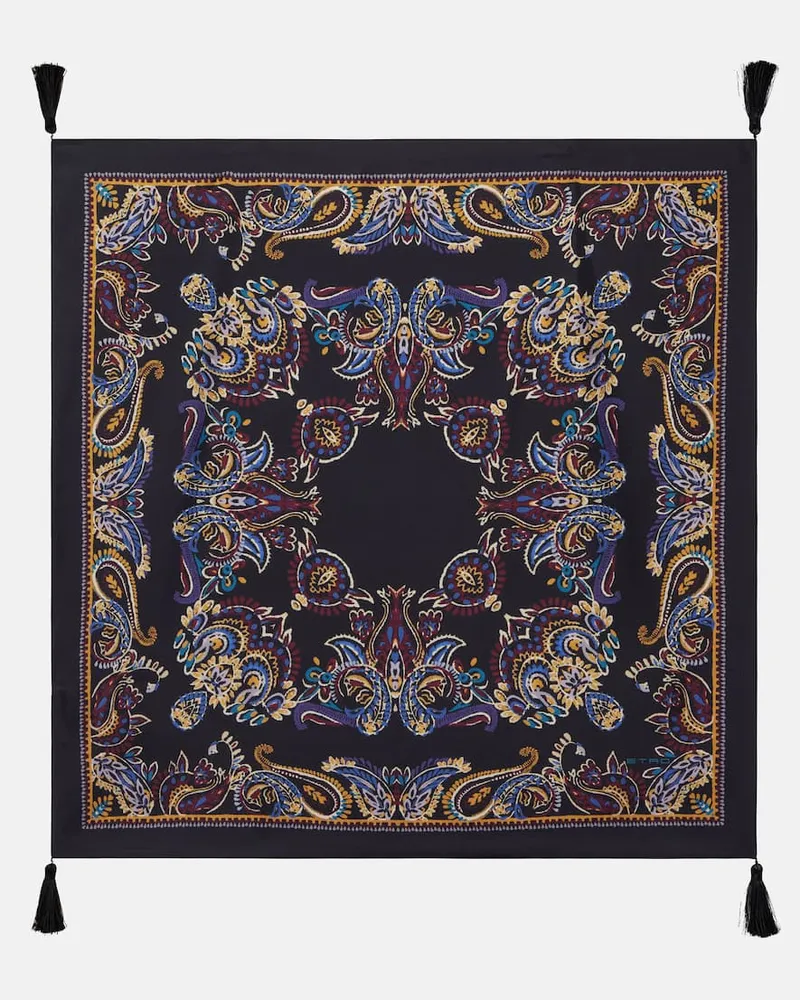 Etro Tuch aus Seide Schwarz
