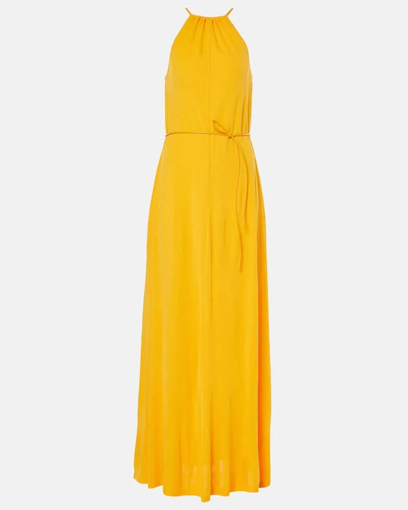 Proenza Schouler White Label Maxikleid Lenny aus Jersey Gelb