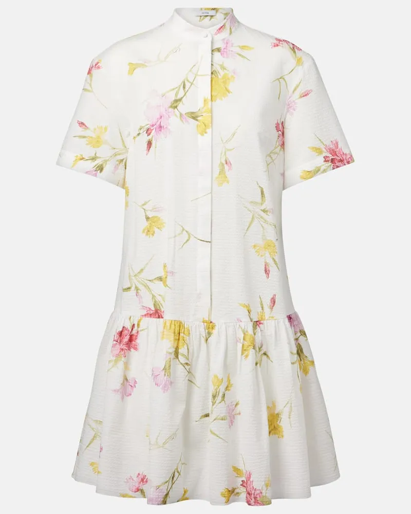 Erdem Minikleid aus Baumwolle Beige