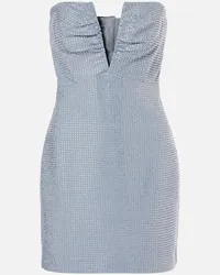 Roland Mouret Minikleid mit Kristallen Blau