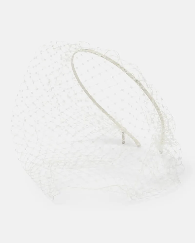 Jennifer Behr Bridal Haarreif Voilette Weiß