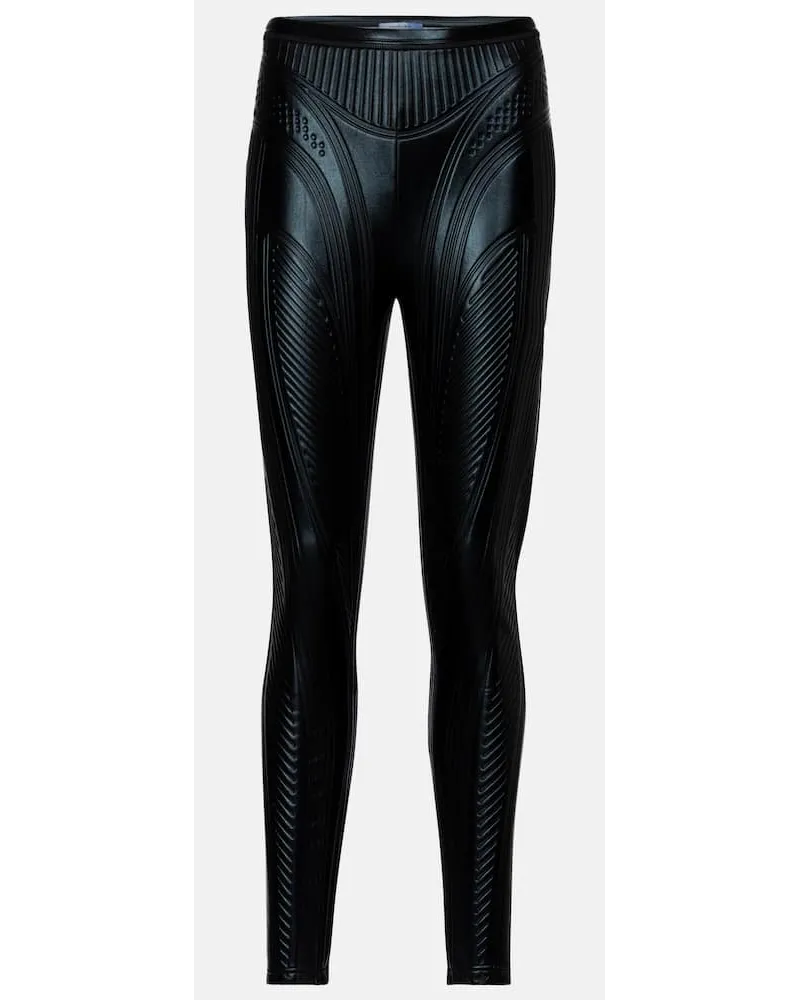 Thierry Mugler Leggings Schwarz