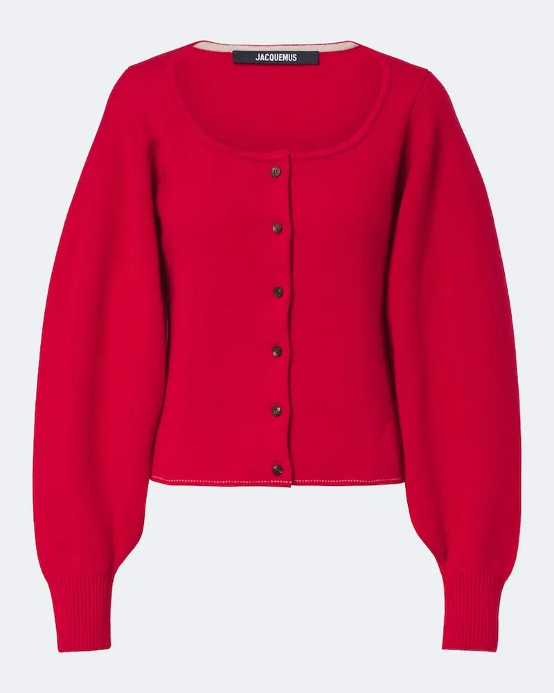 Jacquemus Cardigan Tempo Rot