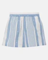 Givenchy Shorts aus Baumwolle und Leinen Blau