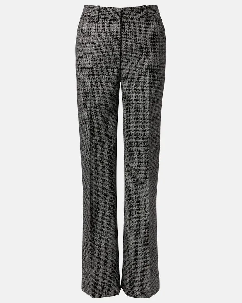 Acne Studios Weite Hose Pekko aus Wolle Schwarz