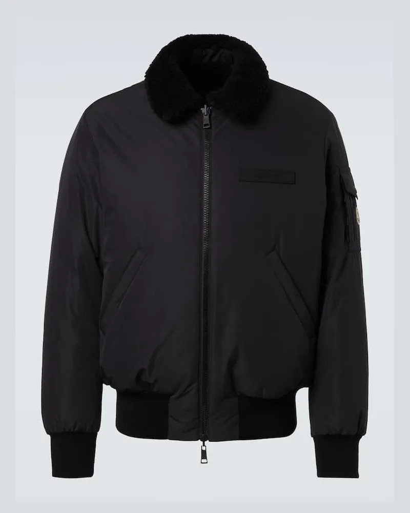 Moncler Wendbare Bomberjacke Maulevrier Schwarz