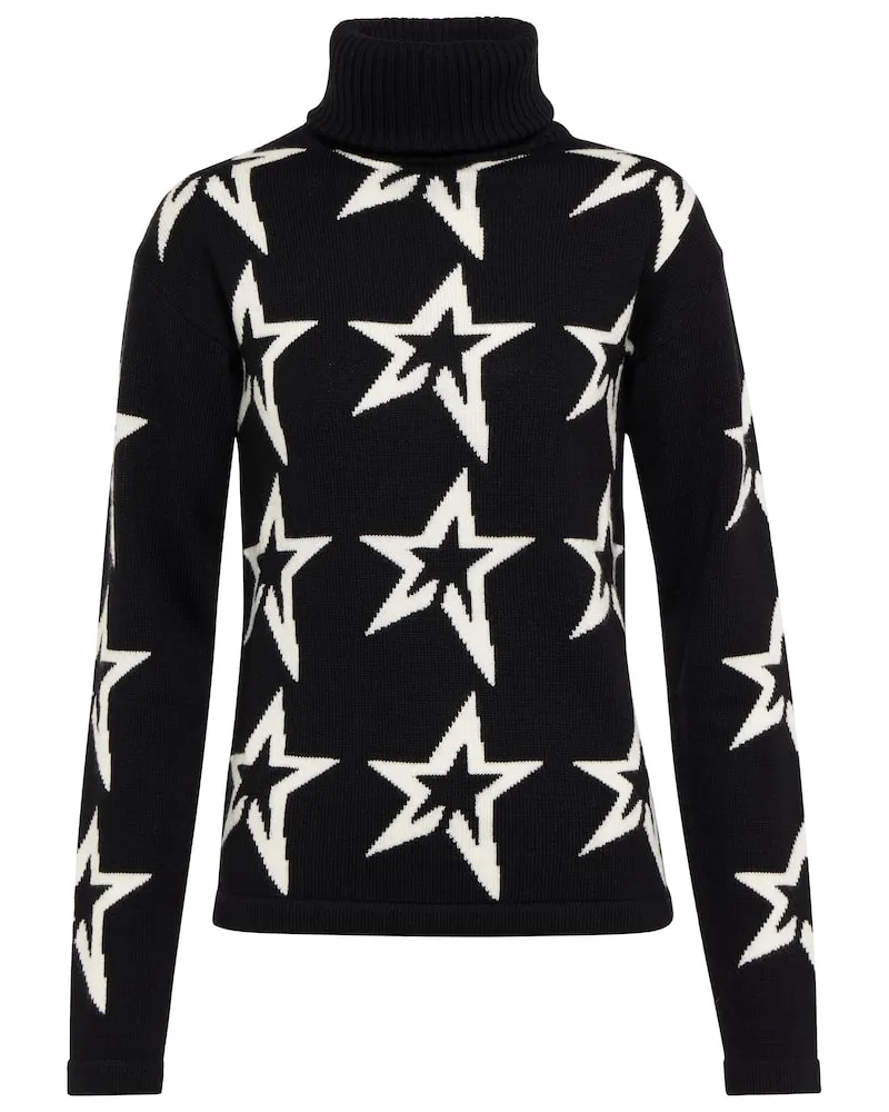 Perfect Moment Skipullover Star Dust aus Wolle Schwarz