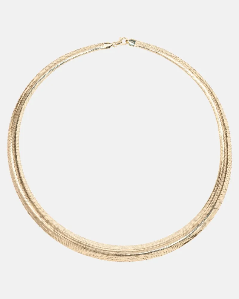 Stone & Strand Halskette Woven In Gold aus 10kt Gelbgold Gold
