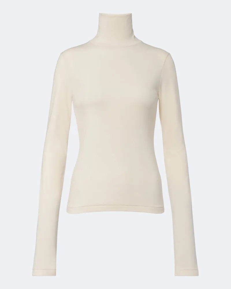 The Row Top Camron aus Baumwolle Beige