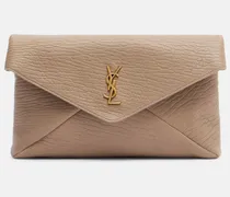 Clutch Cassandre Large aus Leder