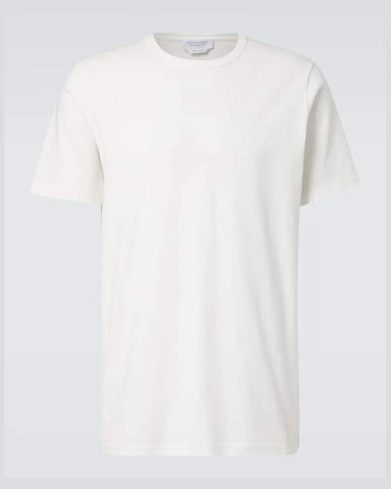 Gabriela Hearst T-Shirt aus Baumwoll-Jersey Weiß