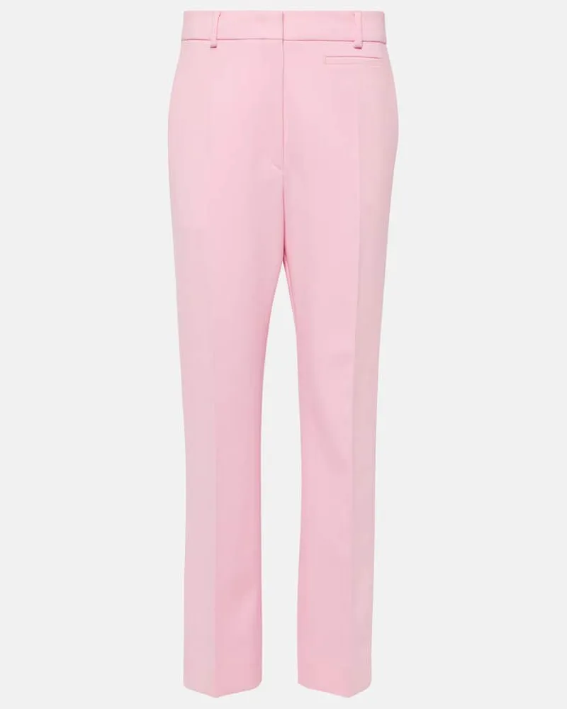 SPORTMAX Gerade High-Rise-Hose Romagna Rosa