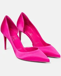 Christian Louboutin Pumps Iriza 85 aus Seidensatin Pink