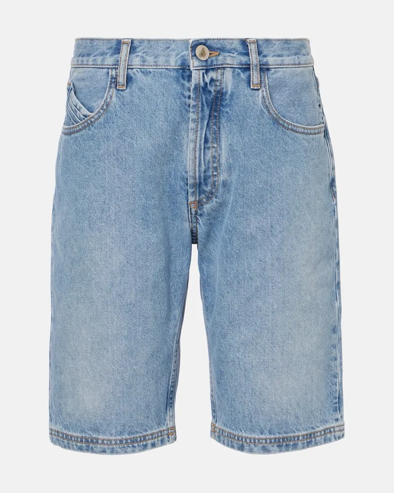 ATTICO Jeansshorts Blau