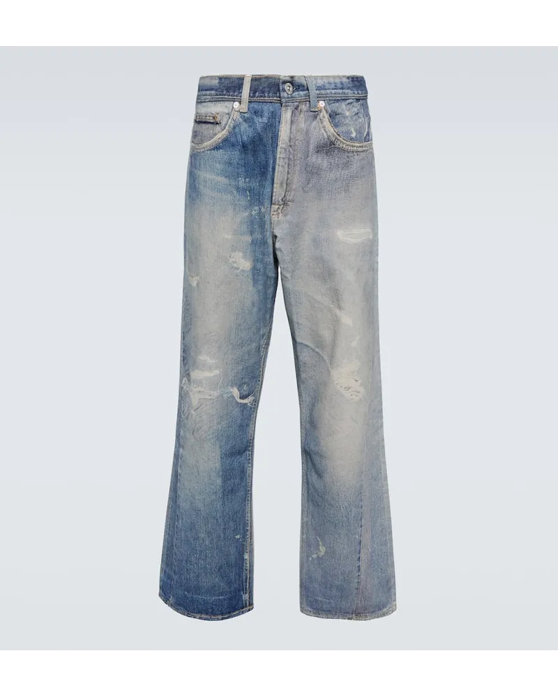 Our Legacy Wide-Leg Jeans Third Cut Blau