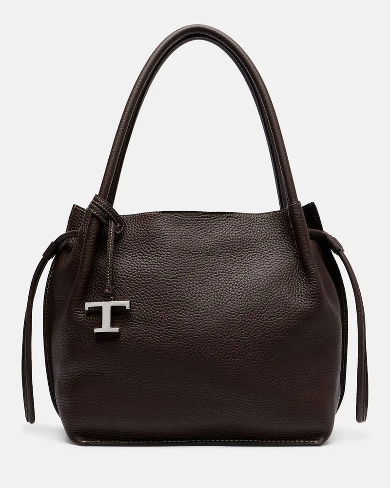 TOD'S Bucket Bag Buz Medium aus Leder Braun