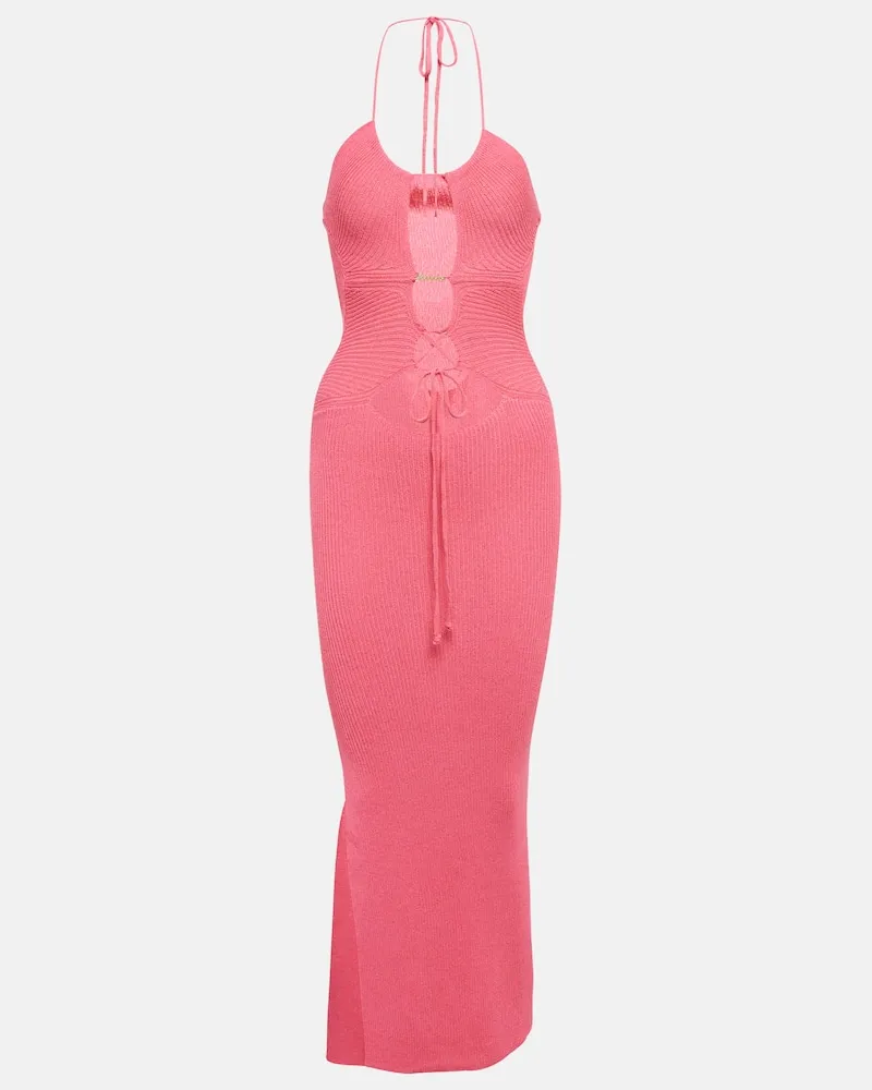BANANHOT Strandkleid Havana aus Rippstrick Rosa