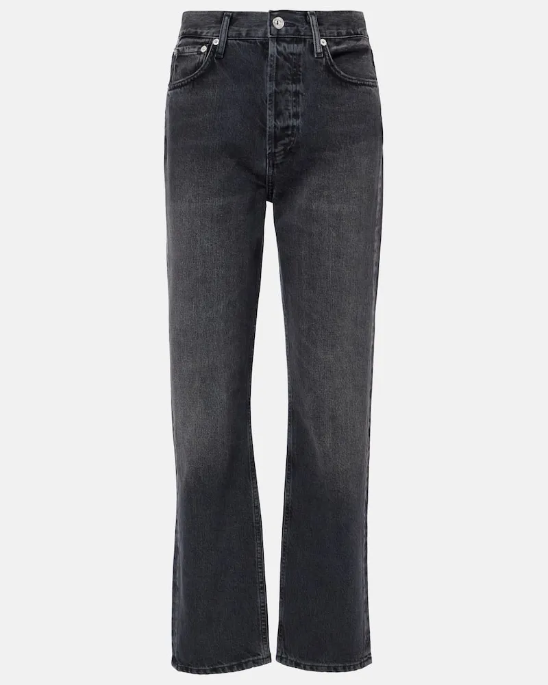 Citizens of humanity High-Rise Slim Jeans Blaine Schwarz