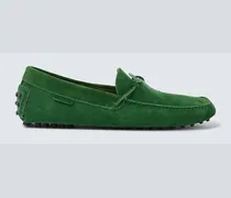 Mokassins aus Veloursleder