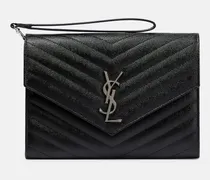 Clutch Cassandre aus Leder