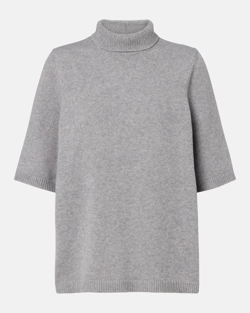 Alaïa Alaïa Pullover aus Kaschmir und Wolle Grau