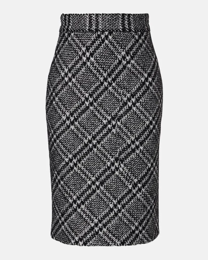 Dolce & Gabbana Minirock aus einem Wollgemisch Schwarz