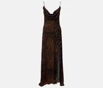 Bedrucktes Maxikleid