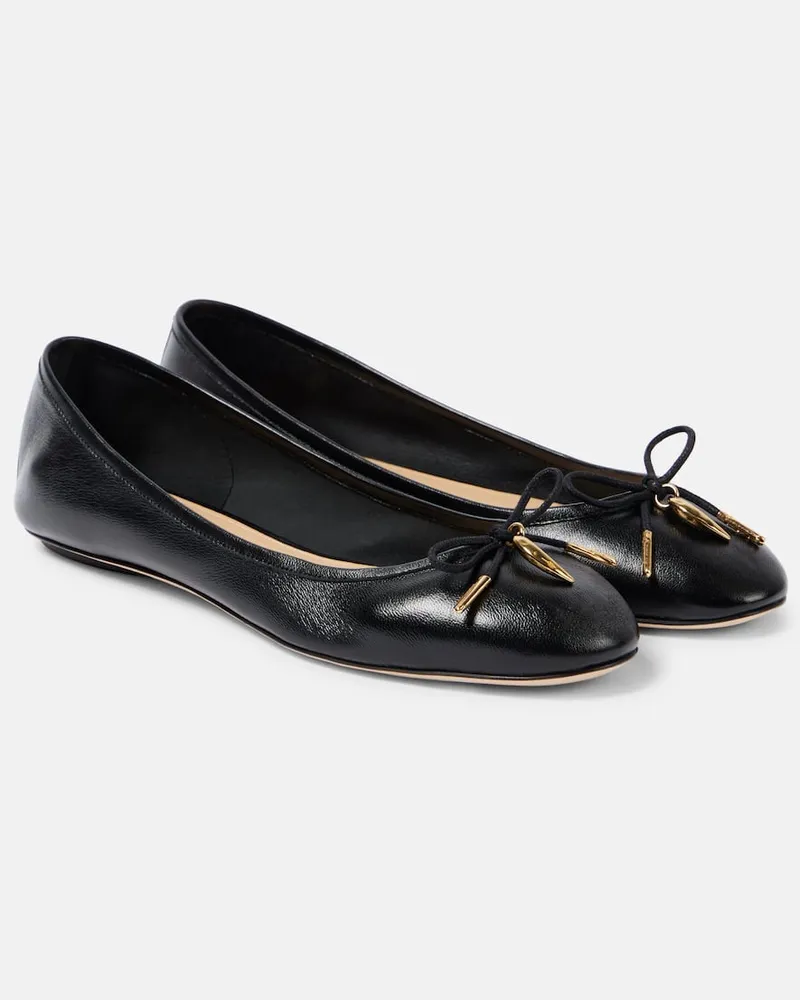 Chloé Chloé Ballerinas Iris aus Leder Schwarz