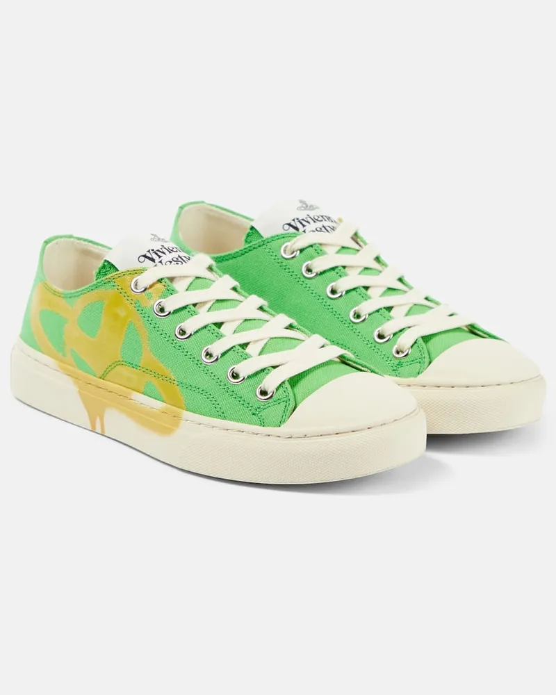 Vivienne Westwood Sneakers Plimsoll 2.0 Grün