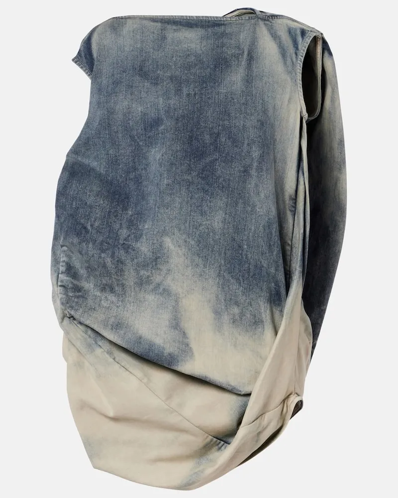 Rick Owens Top aus Denim Blau