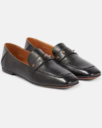 Chloé Chloe Loafers Aurna aus Leder Schwarz