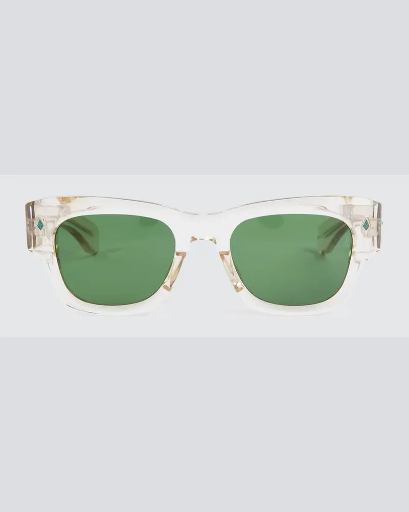 Jacques Marie Mage X Alanui Eckige Sonnenbrille Zuma Beige