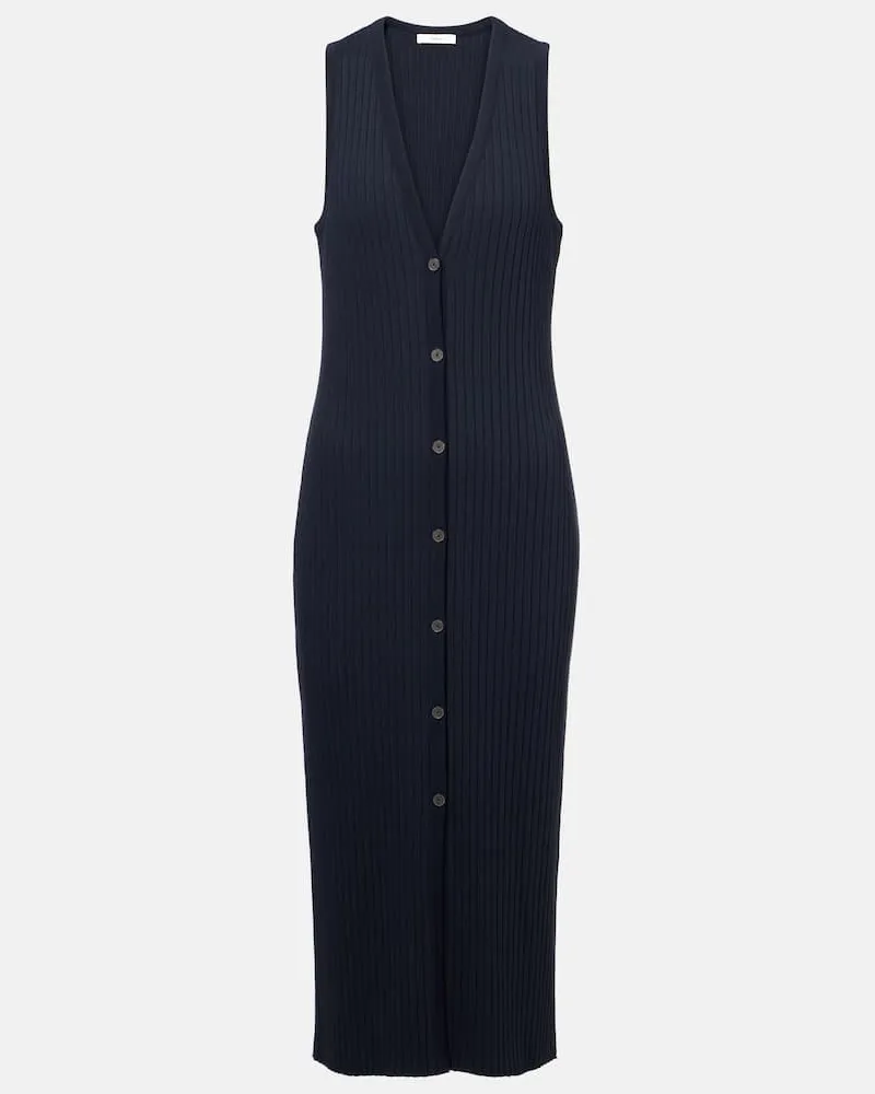 Vince Midikleid aus Rippstrick Blau