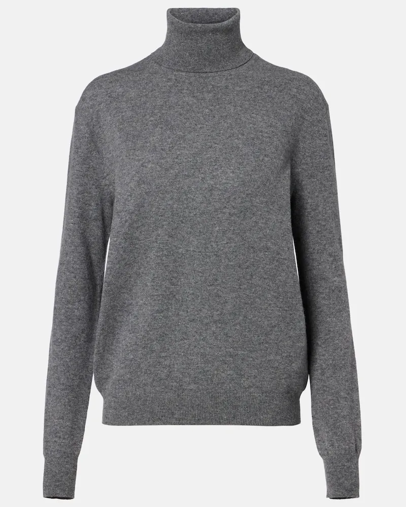 Jil Sander Pullover aus Wolle und Kaschmir Grau