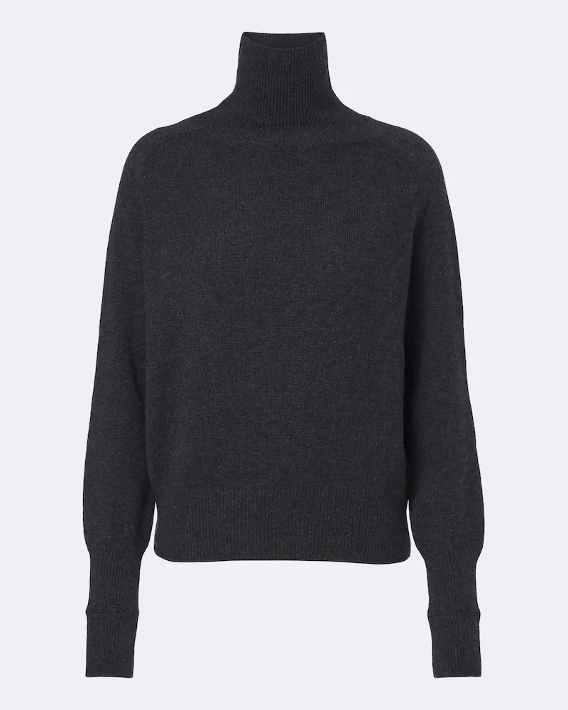 Victoria Beckham Rollkragenpullover Marie aus Wolle Grau