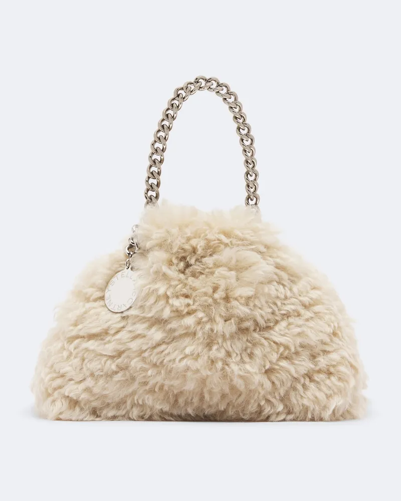 Stella McCartney Schultertasche Falabella Mini Beige