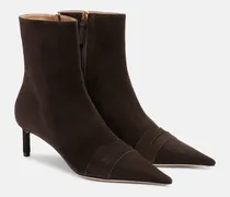 Ankle Boots 55 aus Veloursleder