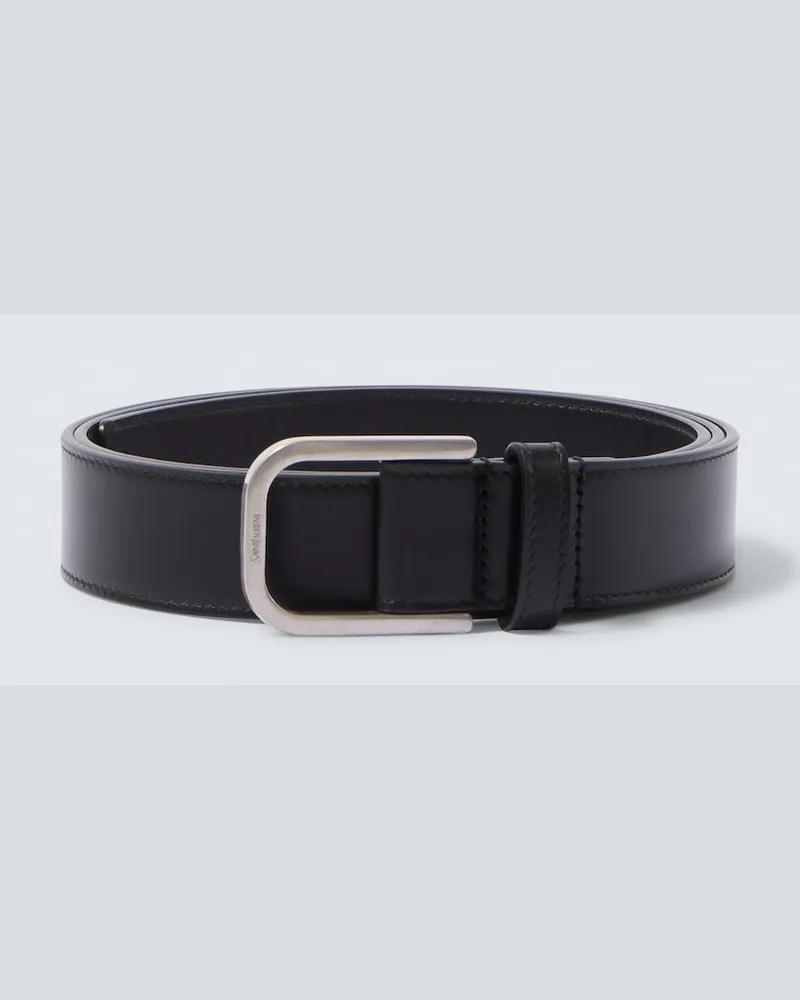 Saint Laurent Gürtel aus Leder Schwarz