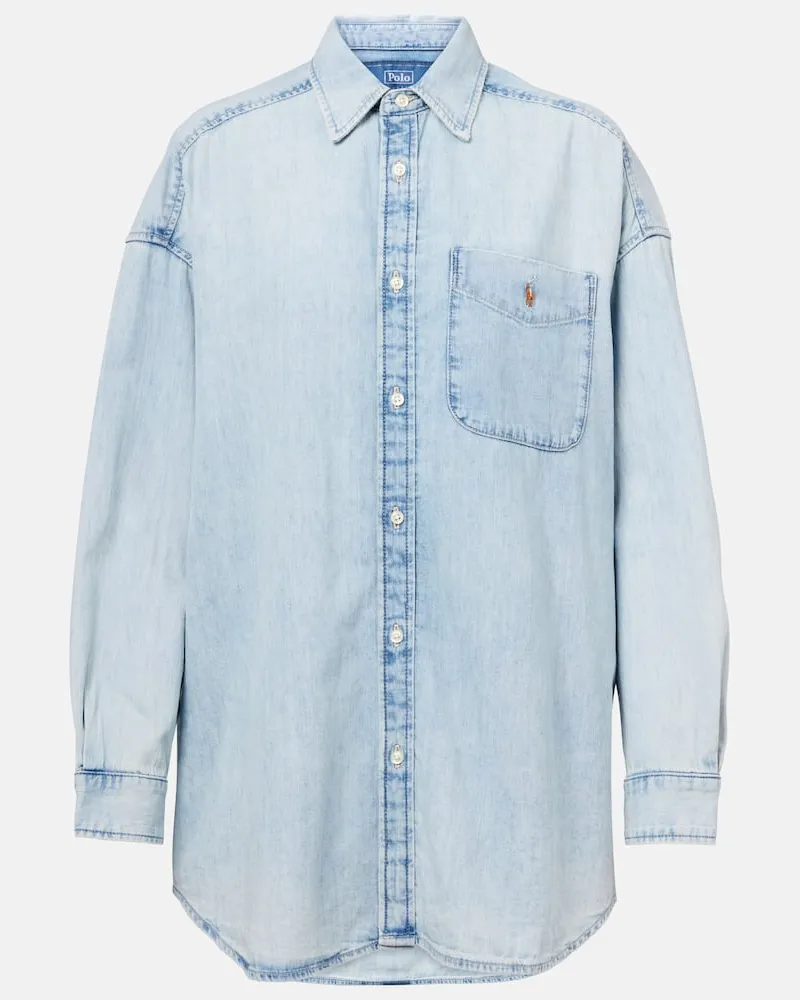 Ralph Lauren Jeanshemd Blau